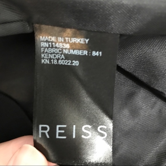 Reiss Kendra Blazer Jacket in Black - Picture 5 of 7